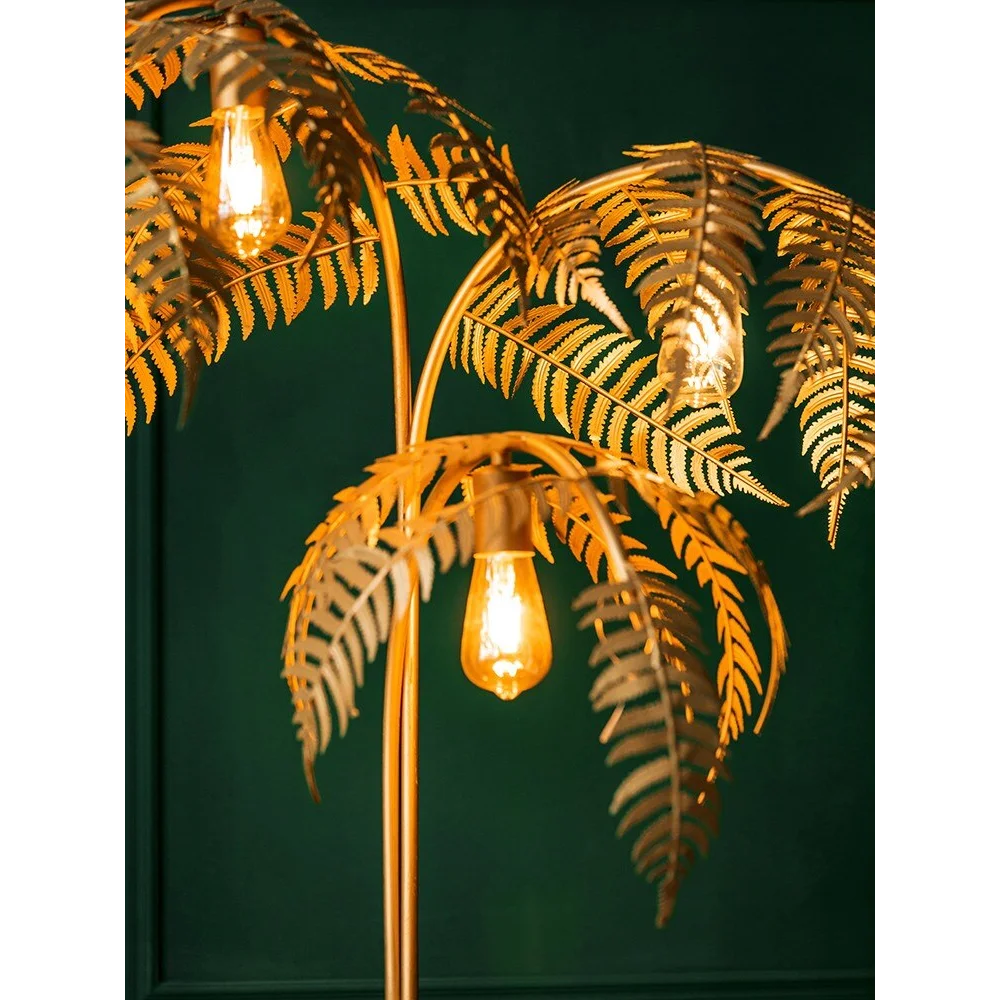 GOLDEN PALM TREE FLOOR LAMP | CL477898