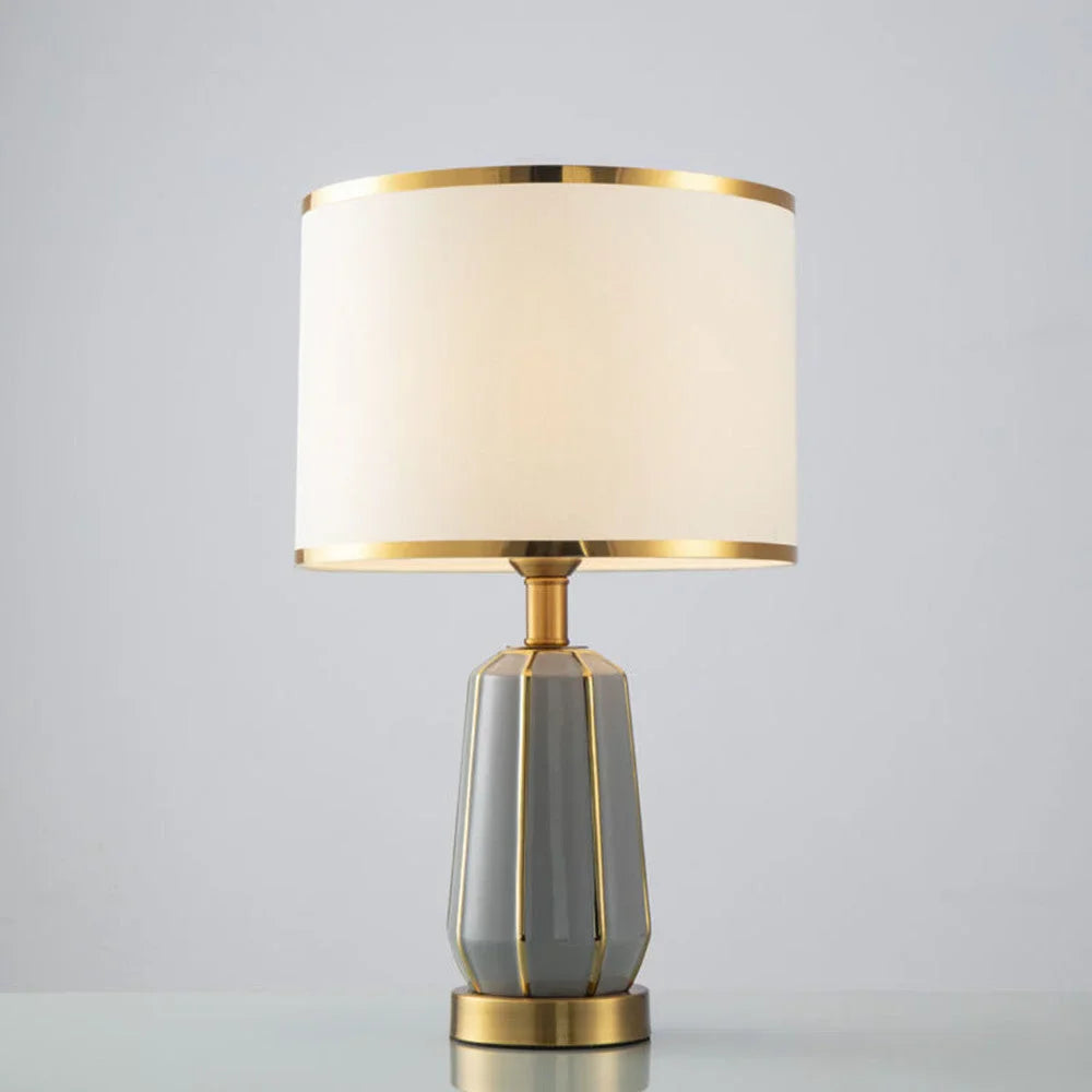GOLDEN SPLENDOR CERAMIC TABLE LAMPS