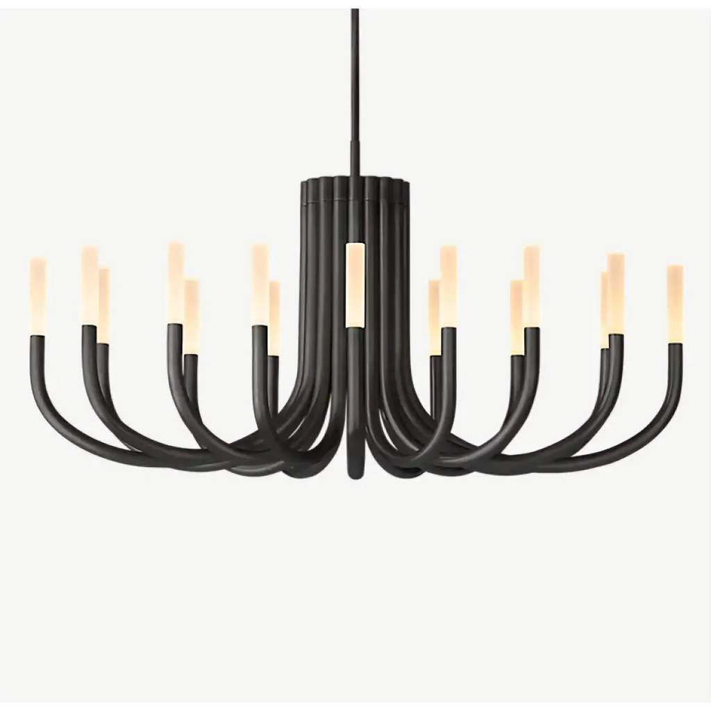 GRAND BLACK CANDELABRA CHANDELIER | CL0287KLB