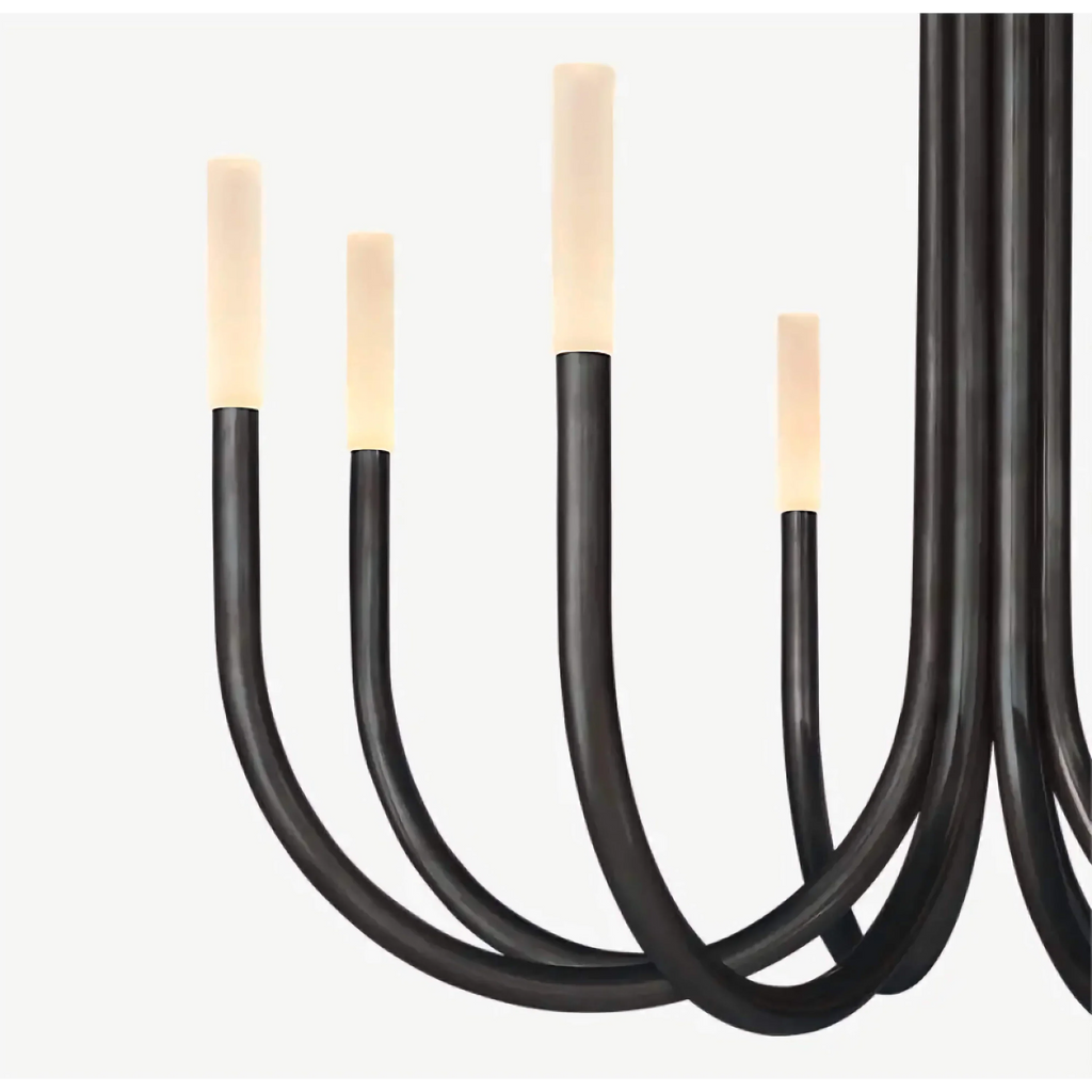 GRAND BLACK CANDELABRA CHANDELIER | CL0287KLB