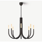 GRAND BLACK CANDELABRA CHANDELIER | CL0287KLB