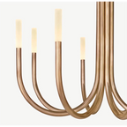 GRAND COPPER CANDELABRA CHANDELIER | CL0287KL