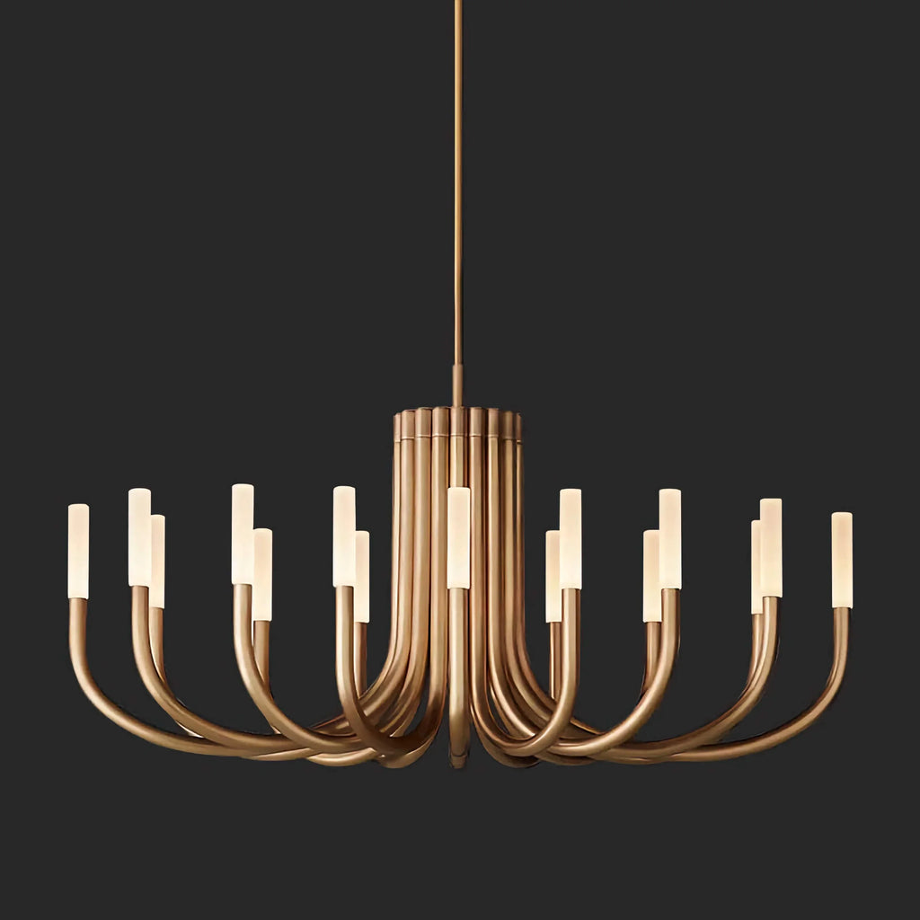 GRAND COPPER CANDELABRA CHANDELIER | CL0287KL