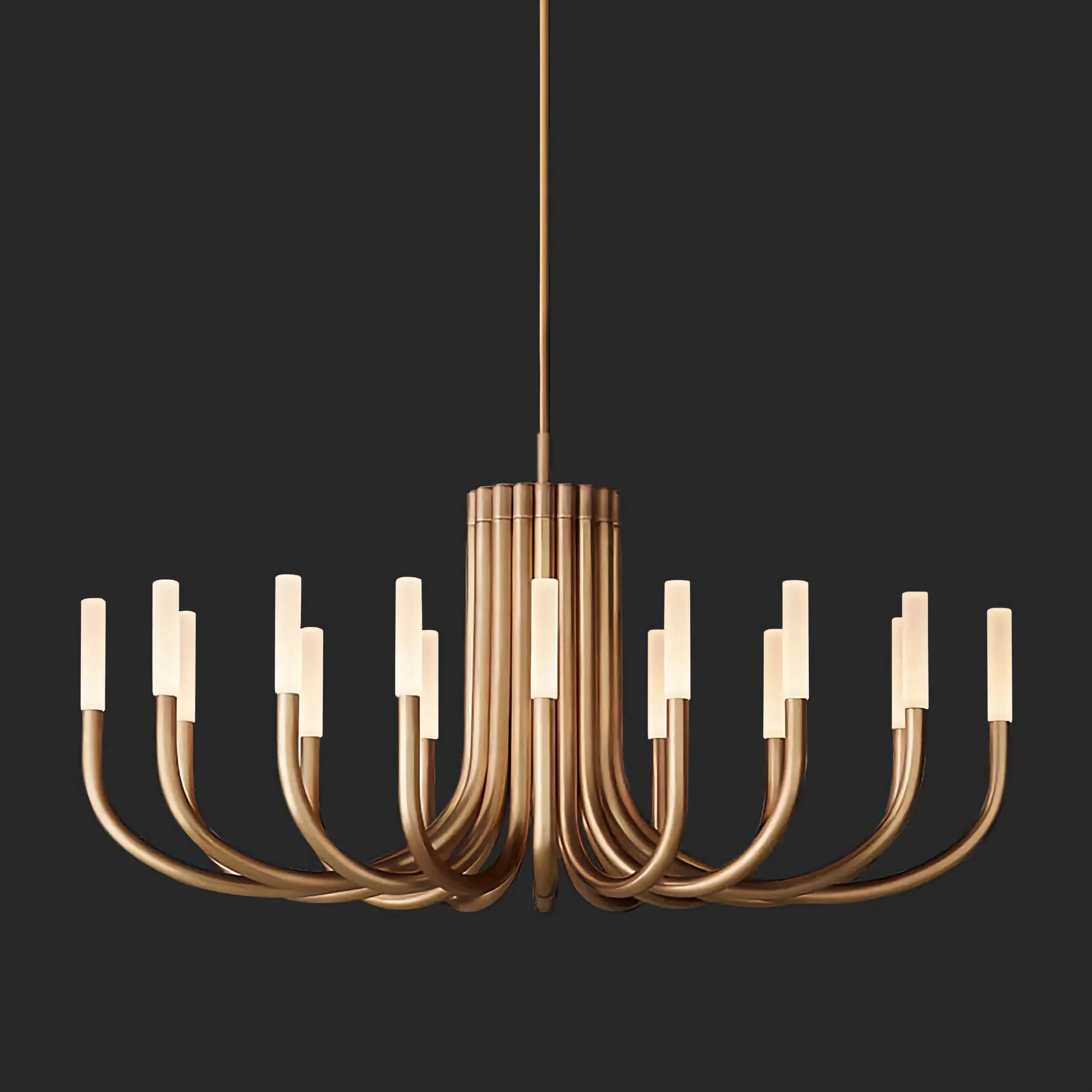 GRAND COPPER CANDELABRA CHANDELIER | CL0287KL