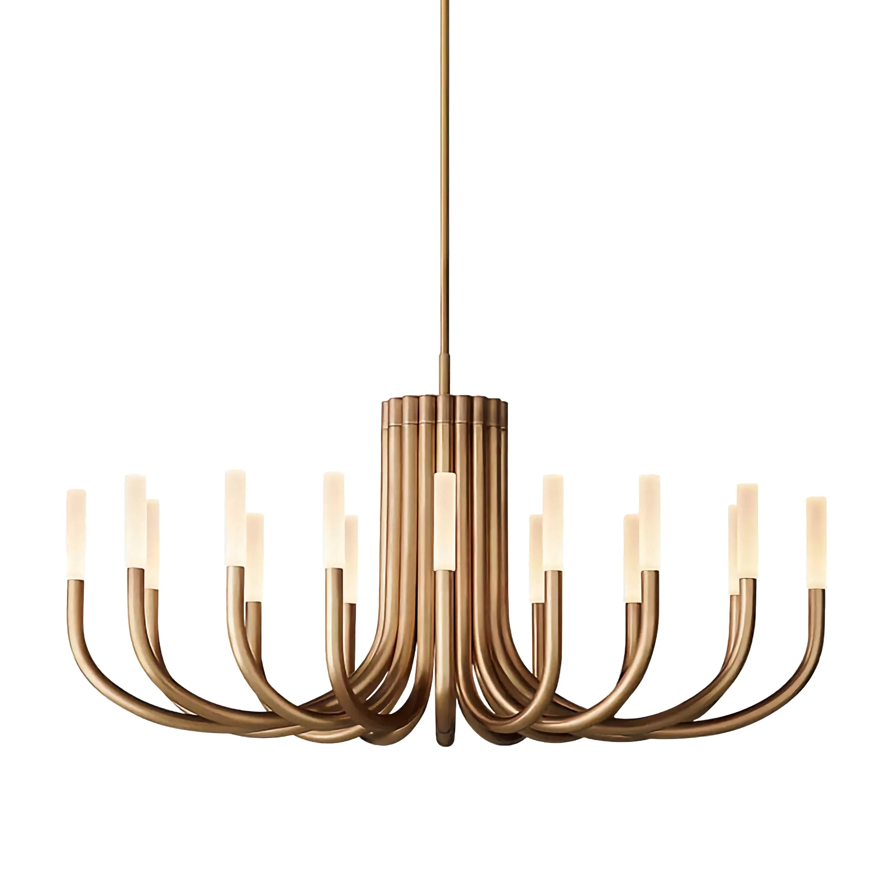 GRAND COPPER CANDELABRA CHANDELIER | CL0287KL