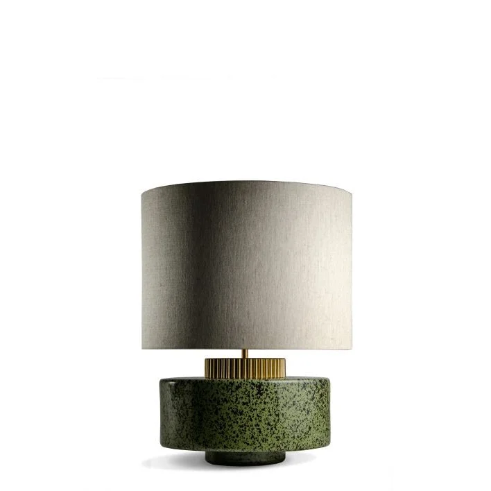 GREEN CERAMIC TABLE LAMP | CLBVF025