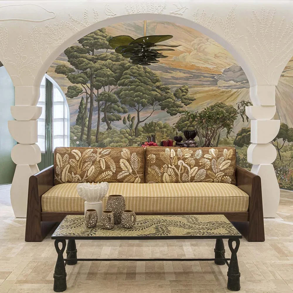 GREEN FIORE ART DECO GLASS CHANDELIER | CLZL896620G