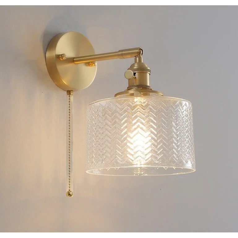 GREEN GLASS WALL LAMP | CL120055