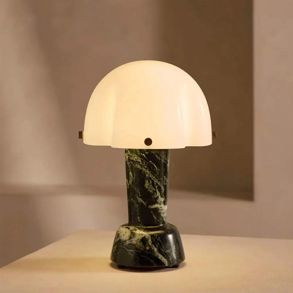 GREEN MARBLE BASE TABLE LAMP | CLFLSIS02