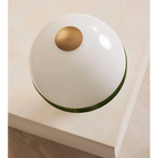 GREEN MARBLE DOME TABLE LAMP | CLPOP14S