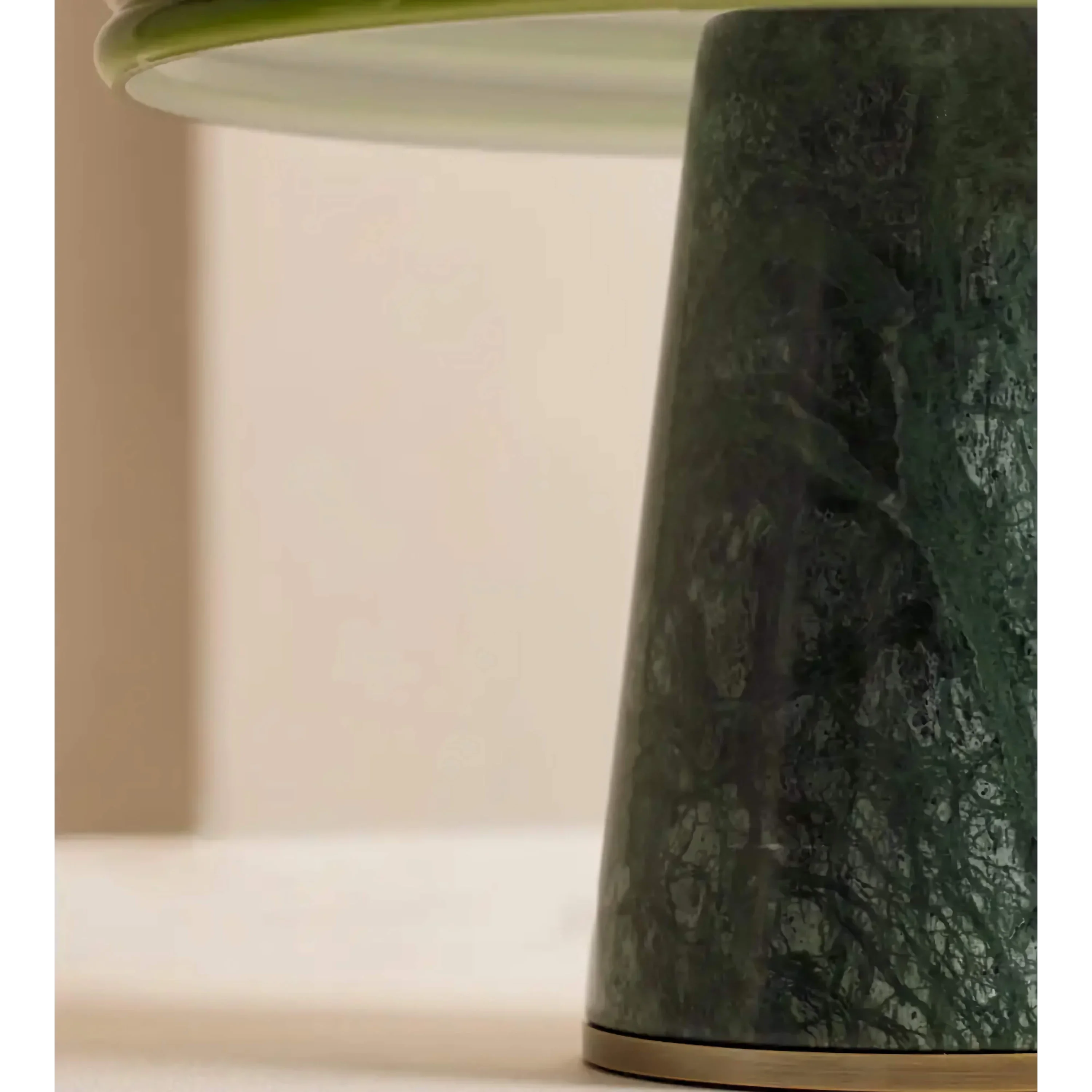 GREEN MARBLE DOME TABLE LAMP | CLPOP14S
