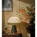 GREEN MARBLE DOME TABLE LAMP | CLPOP14S