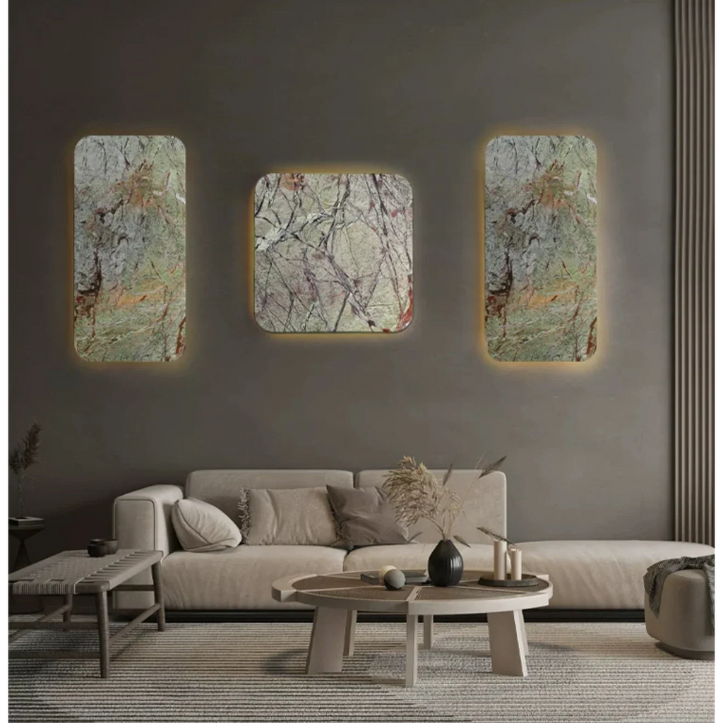 GREEN MARBLE RECTANGULAR WALL LAMP | CITTERIO DESIGN CLGH89520