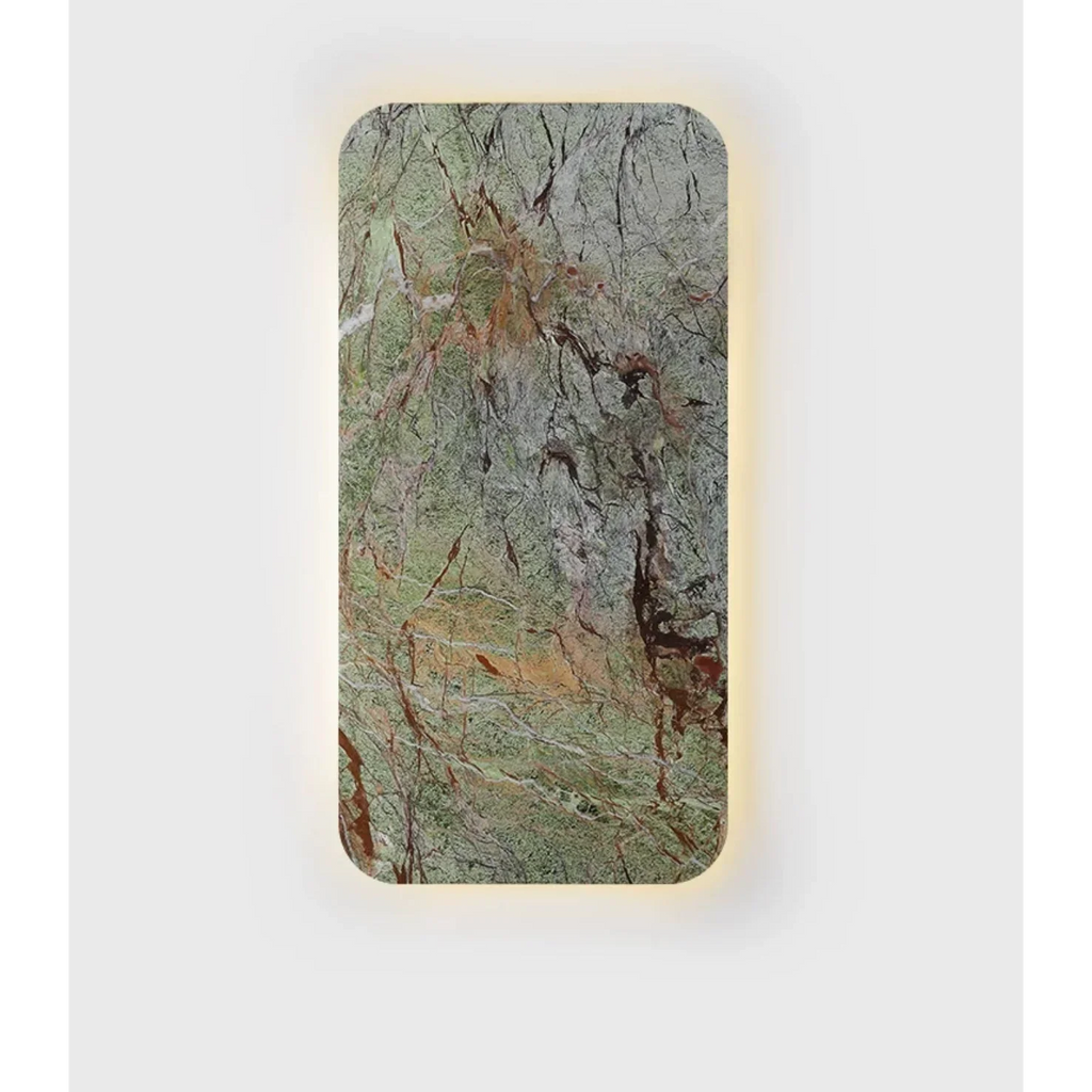 GREEN MARBLE RECTANGULAR WALL LAMP | CITTERIO DESIGN CLGH89520