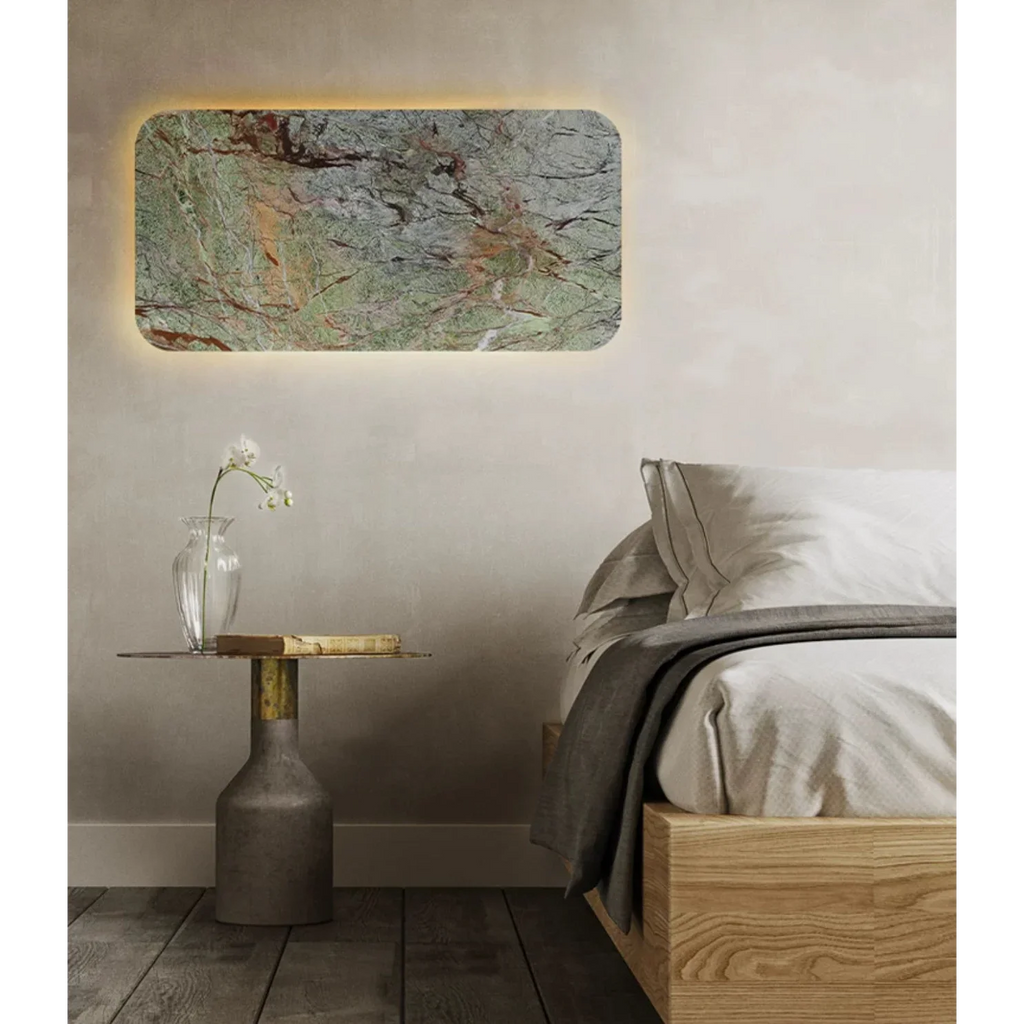 GREEN MARBLE RECTANGULAR WALL LAMP | CITTERIO DESIGN CLGH89520