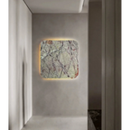 GREEN MARBLE SQUARE WALL LAMP | CLGH89521