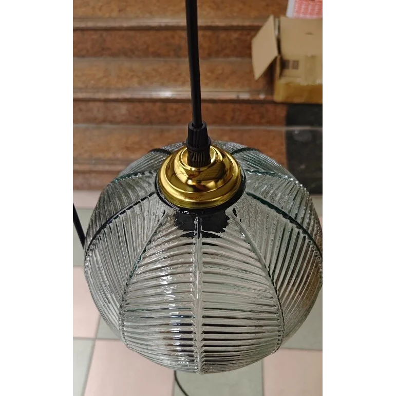 GREEN MODERN GLASS BALLS PENDANT LIGHTING