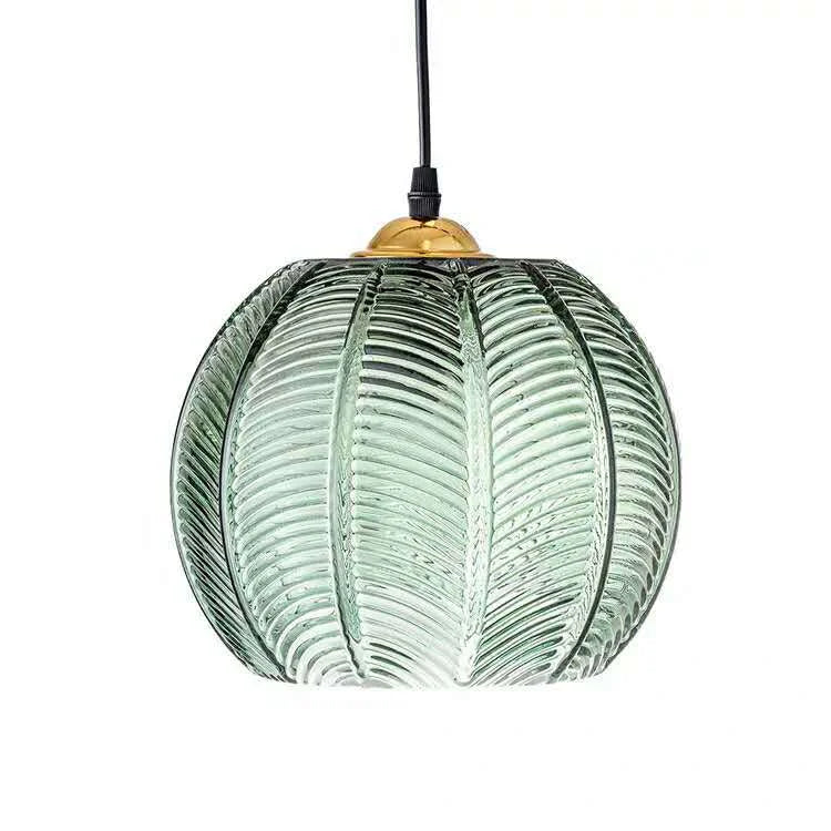GREEN MODERN GLASS BALLS PENDANT LIGHTING