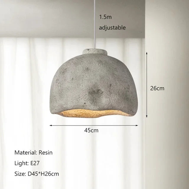 GREY WABI-SABI PENDANT LIGHTING | ALBINI DESIGN CL002144