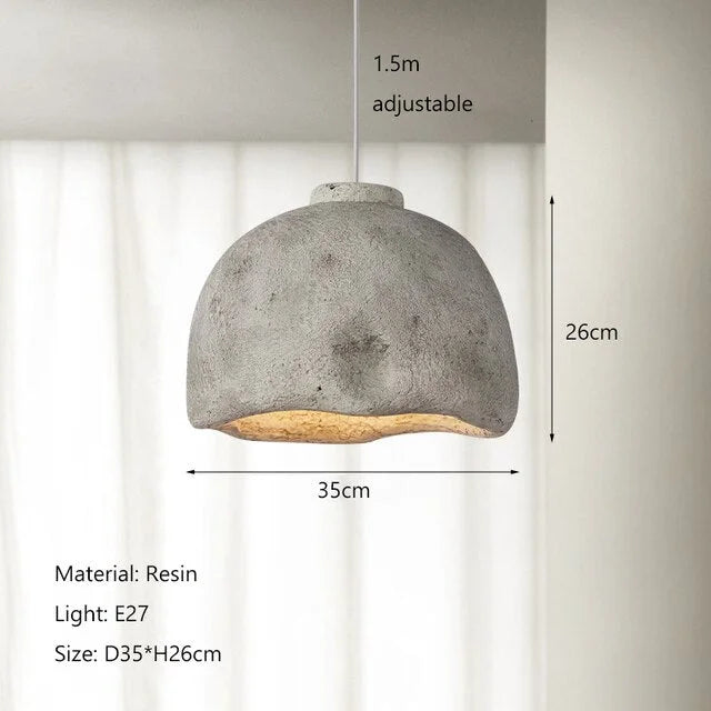 GREY WABI-SABI PENDANT LIGHTING | ALBINI DESIGN CL002144