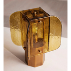 HAND-BLOWN AMBER GLASS TABLE LAMP | CLHBNMS05