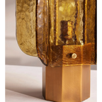 HAND-BLOWN AMBER GLASS TABLE LAMP | CLHBNMS05