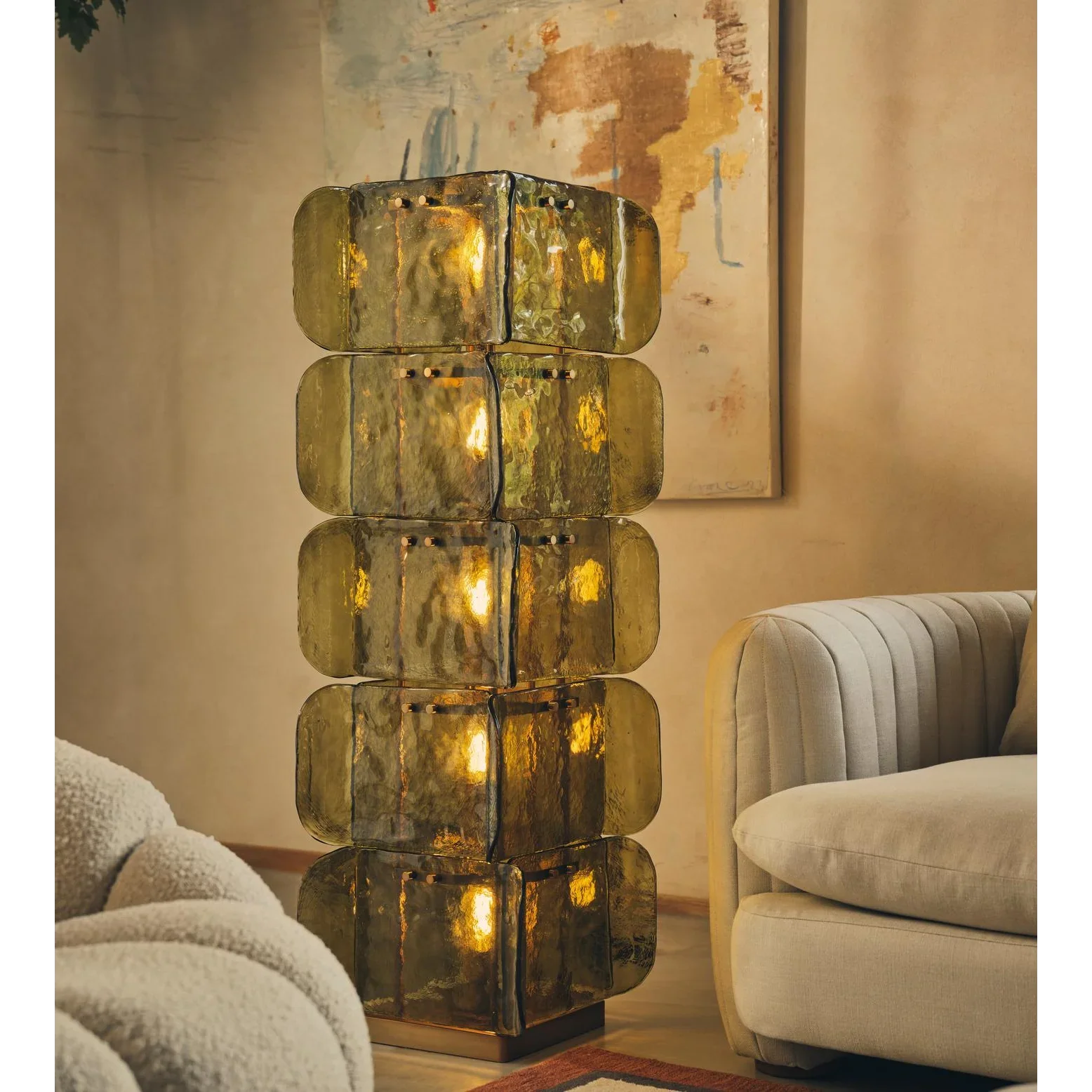 HAND-BLOWN GLASS FLOOR LAMP | CLSP255A