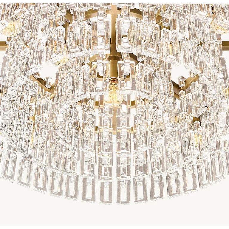 HAND-CUT CRYSTAL DRUM CHANDELIER | CLHUYL0251