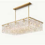 HAND-CUT CRYSTAL RECTANGULAR CHANDELIER | CLHUYL0250