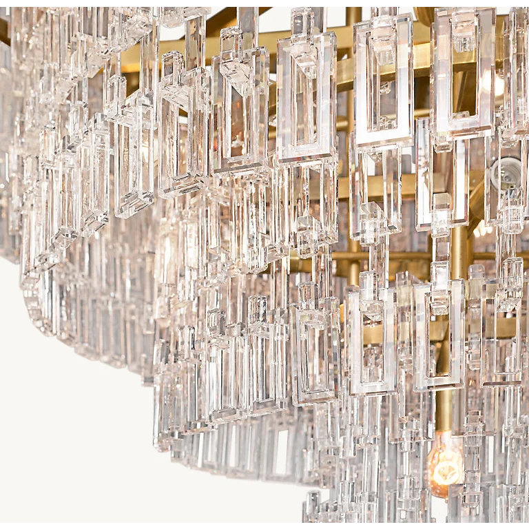 HAND-CUT CRYSTAL TIERED CHANDELIER | CLHUYL0250