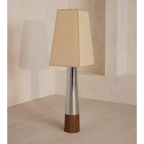 HAND-STITCHED FABRIC SHADE FLOOR LAMP | CLKPUO15