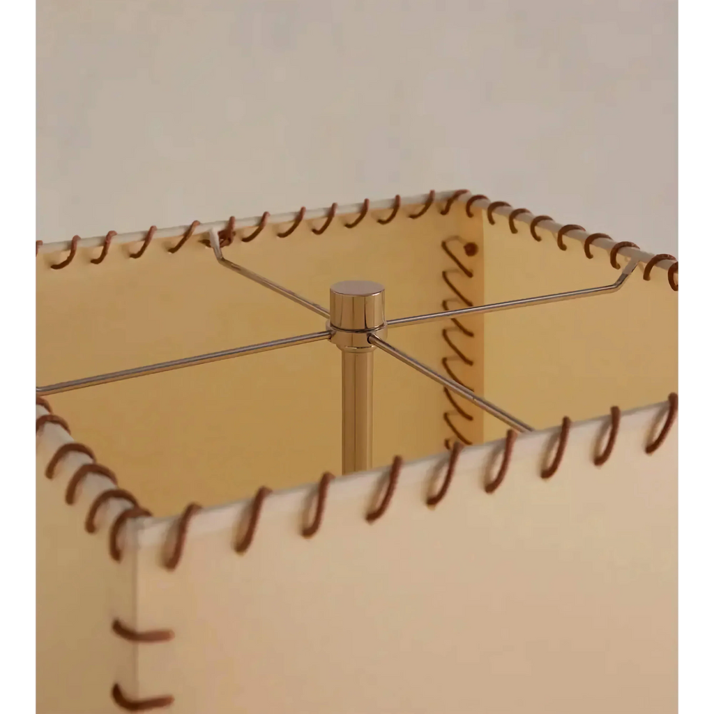 HAND-STITCHED FABRIC SHADE FLOOR LAMP | CLKPUO15