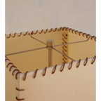 HAND-STITCHED FABRIC SHADE FLOOR LAMP | CLKPUO15