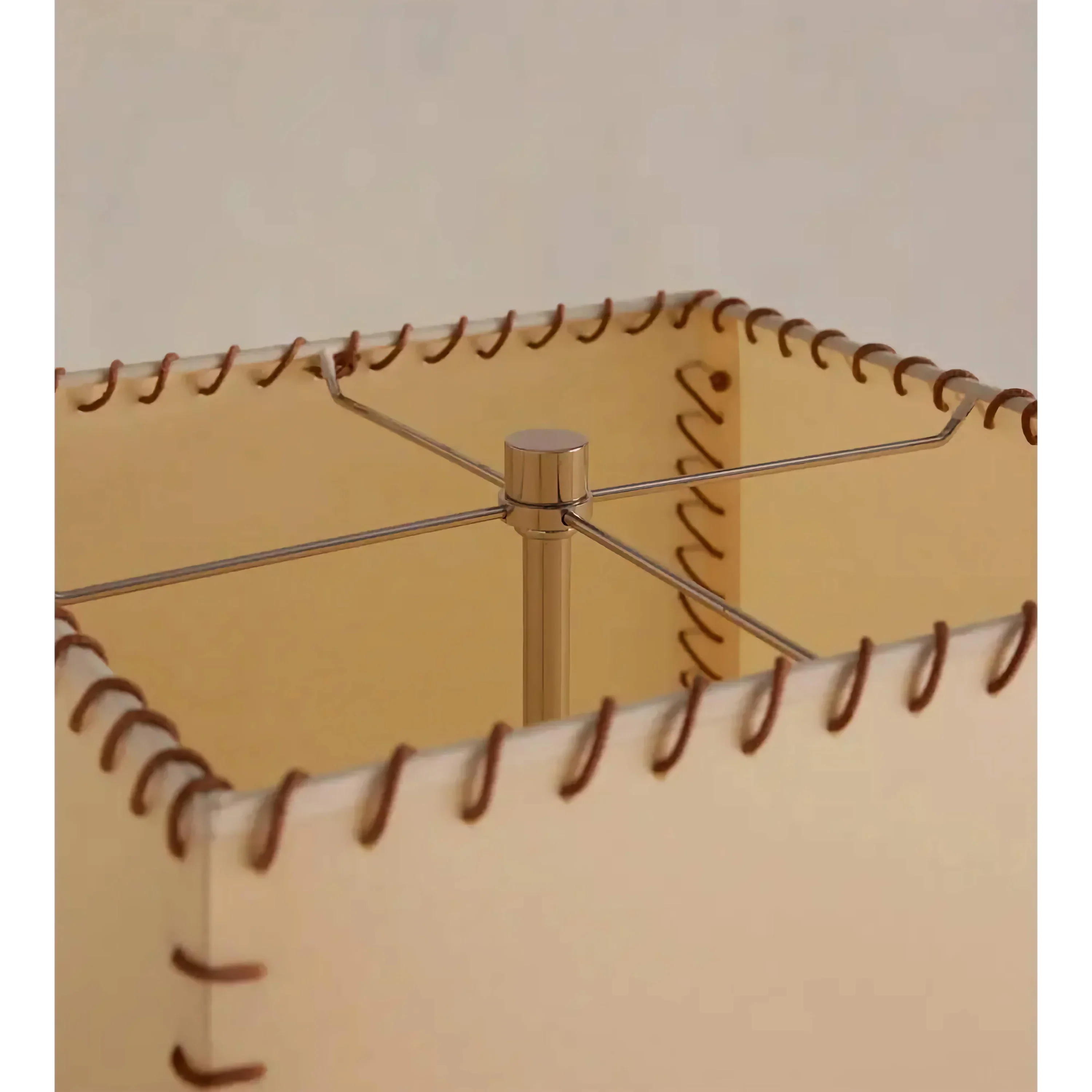 HAND-STITCHED FABRIC SHADE FLOOR LAMP | CLKPUO15