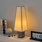 HAND-STITCHED FABRIC TABLE LAMP | CLOPSS045