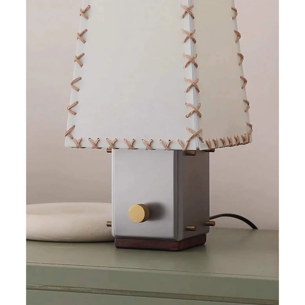 HAND-STITCHED FABRIC TABLE LAMP | CLOPSS045