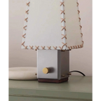 HAND-STITCHED FABRIC TABLE LAMP | CLOPSS045