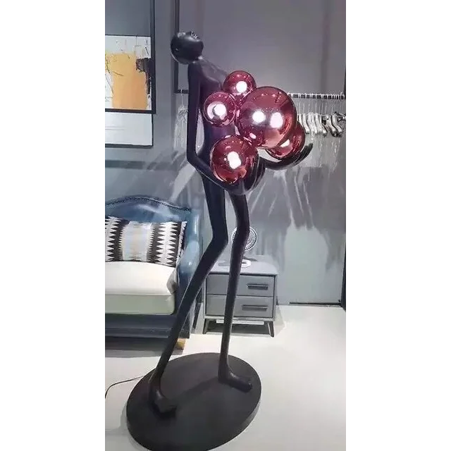 HANDCRAFTED MAN FIGURE SCULPTURE LAMP | CL541232