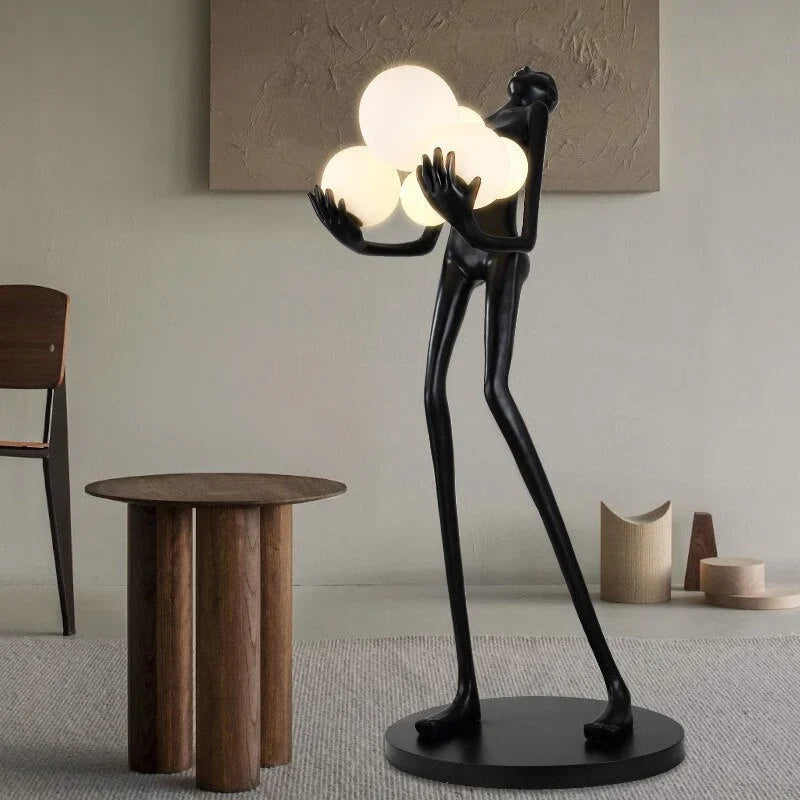 HANDCRAFTED MAN FIGURE SCULPTURE LAMP | CL541232