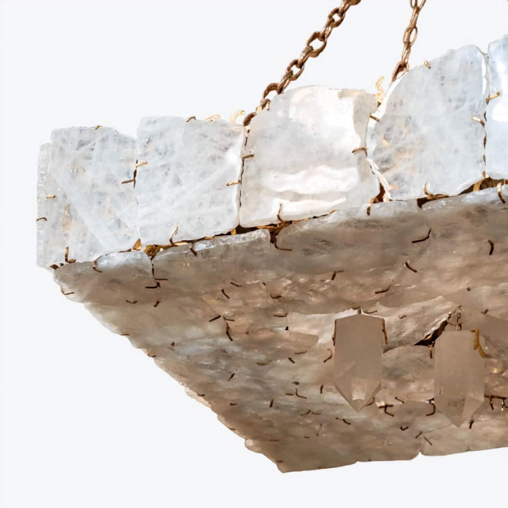 HANDCRAFTED MARBLE & GOLD CHANDELIER | CLDTP8550Z