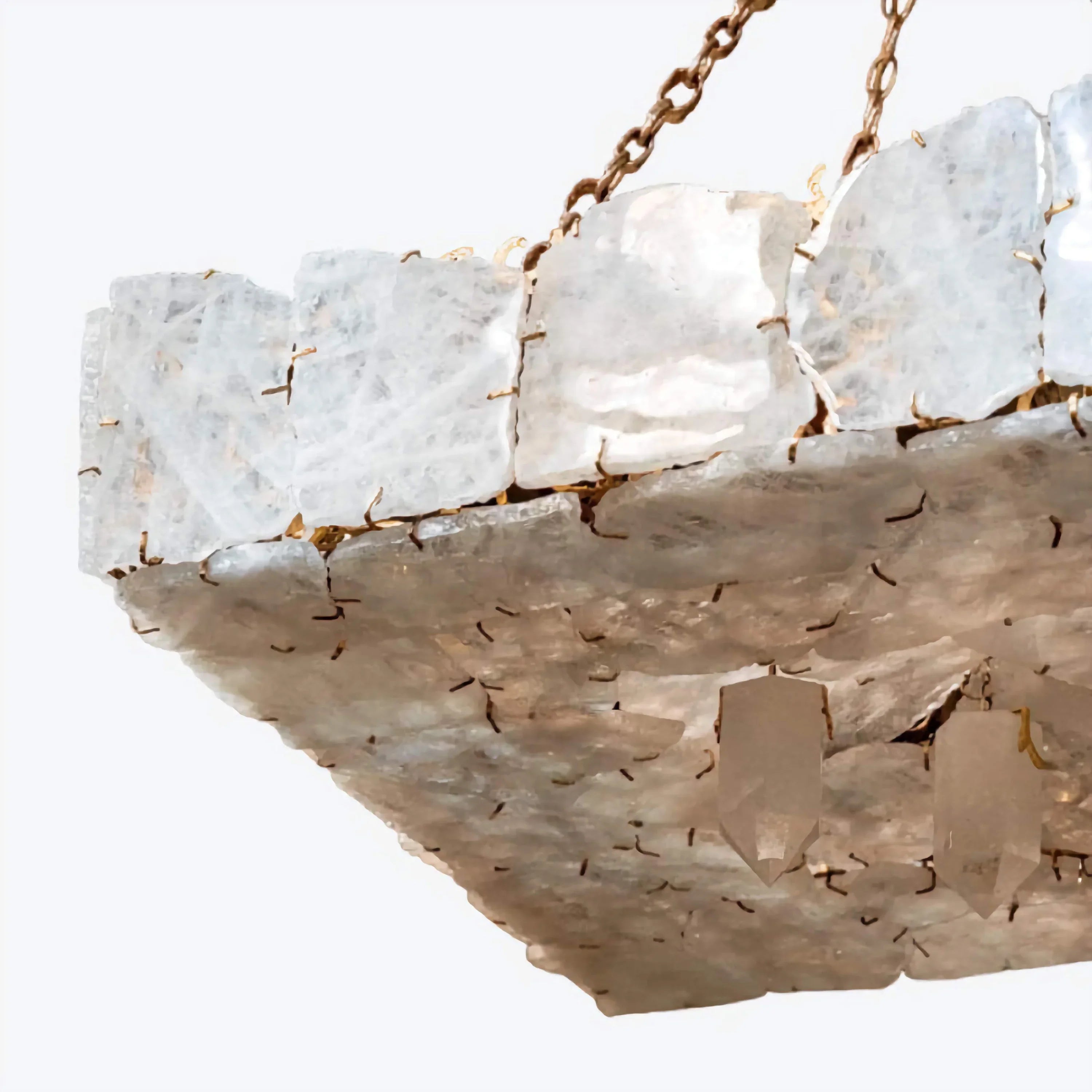 HANDCRAFTED MARBLE & GOLD CHANDELIER | CLDTP8550Z