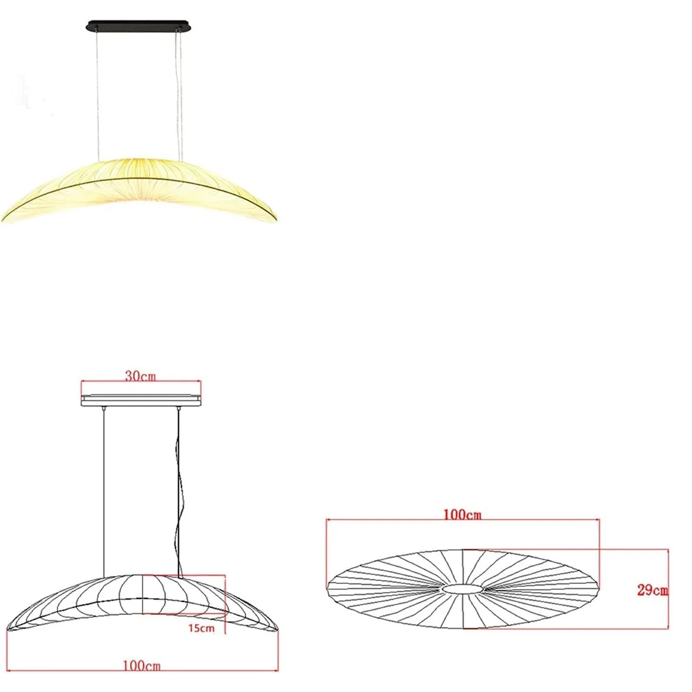HANDCRAFTED MARINE CLOTH CHANDELIER | CL7496303