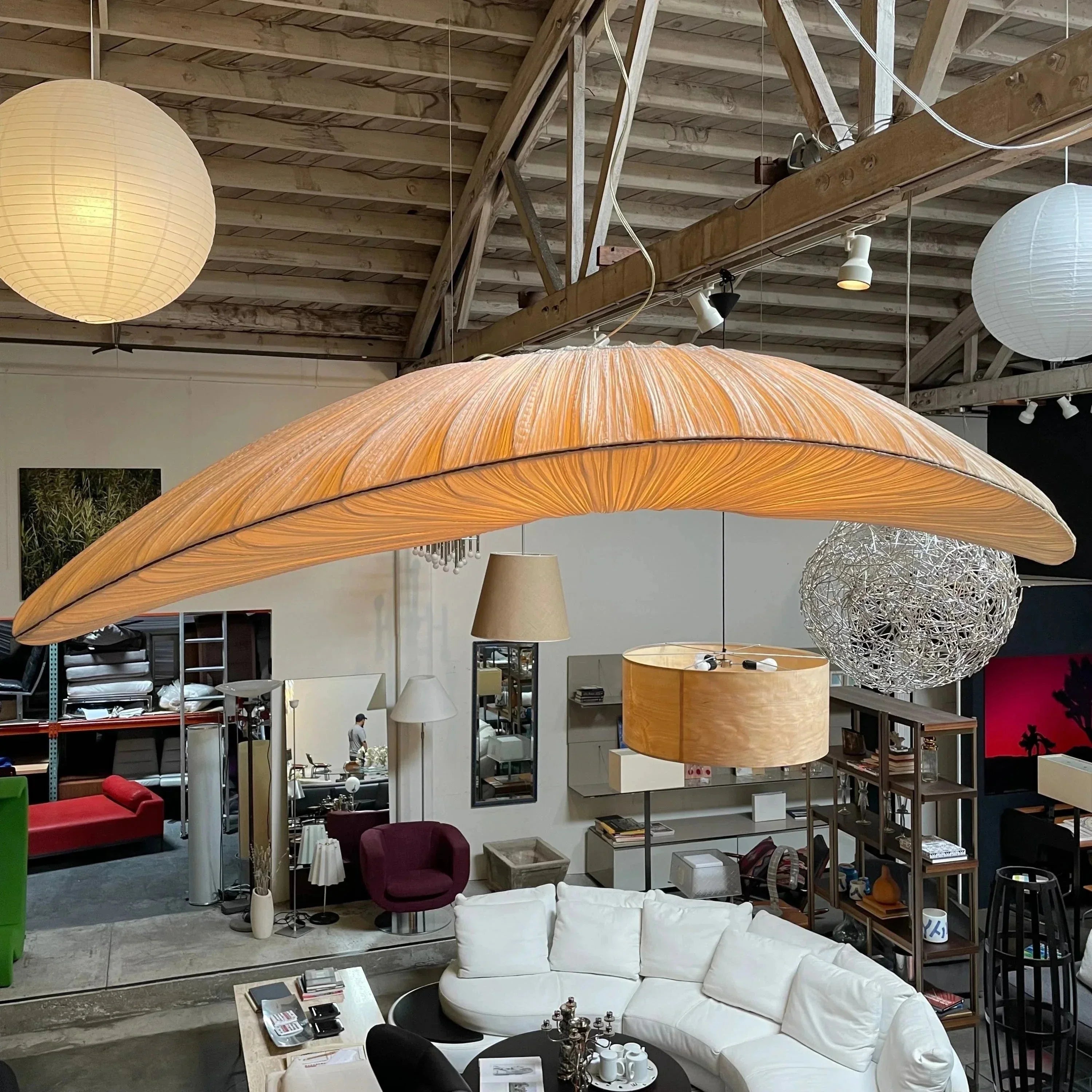 HANDCRAFTED MARINE CLOTH CHANDELIER | CL7496303