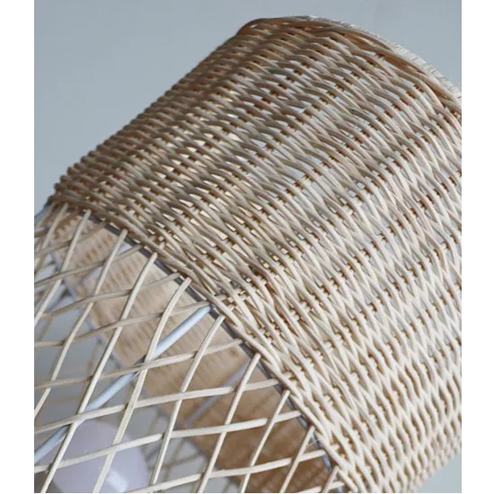 HANDCRAFTED RATTAN LAMP COLLECTION : TABLE & FLOOR LAMP