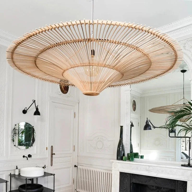 HANDCRAFTED WICKER PENDANT LIGHTING
