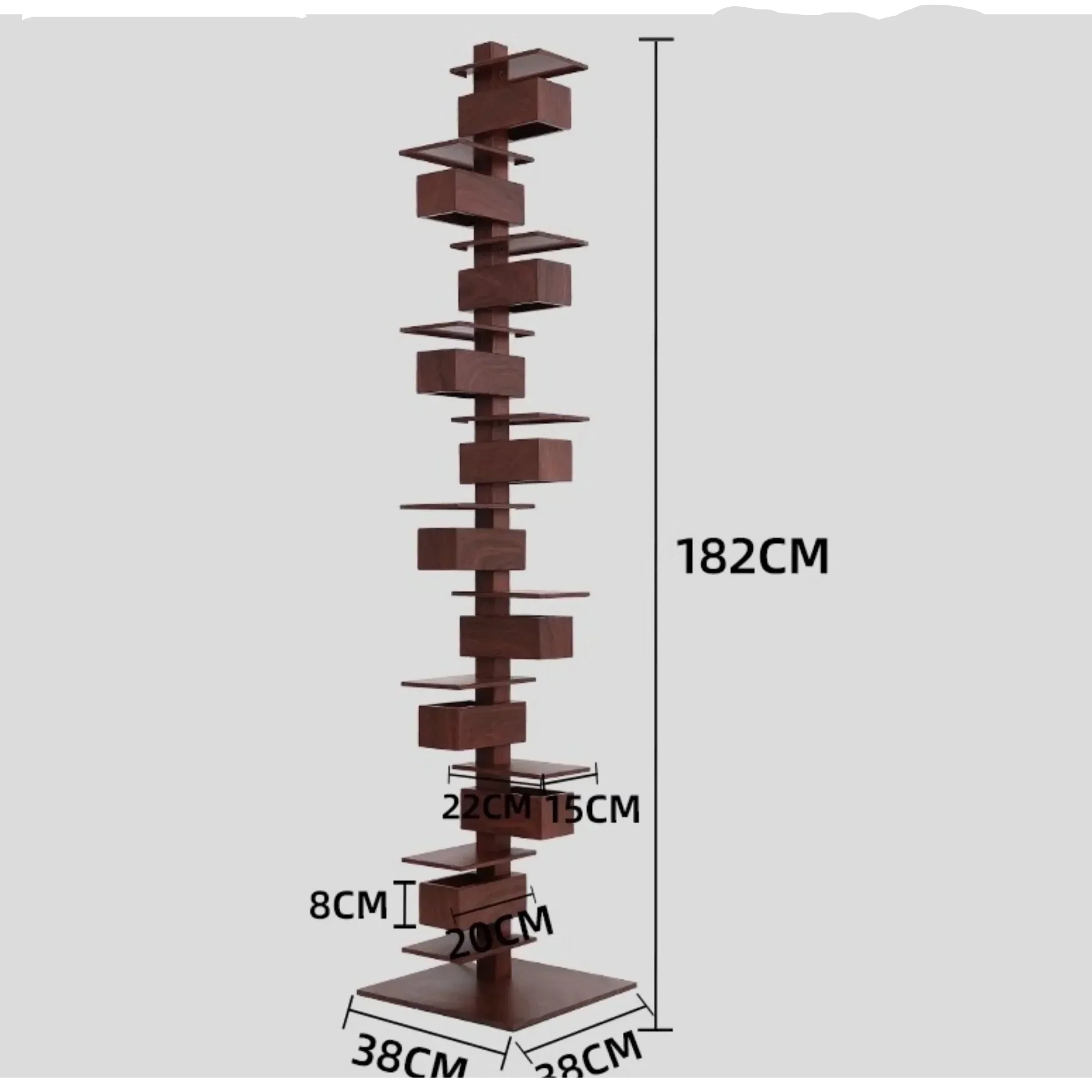 HANDCRAFTED WOOD & IRON FLOOR LAMP SALITA FLOOR LAMPS