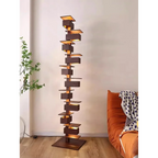 HANDCRAFTED WOOD & IRON FLOOR LAMP SALITA FLOOR LAMPS