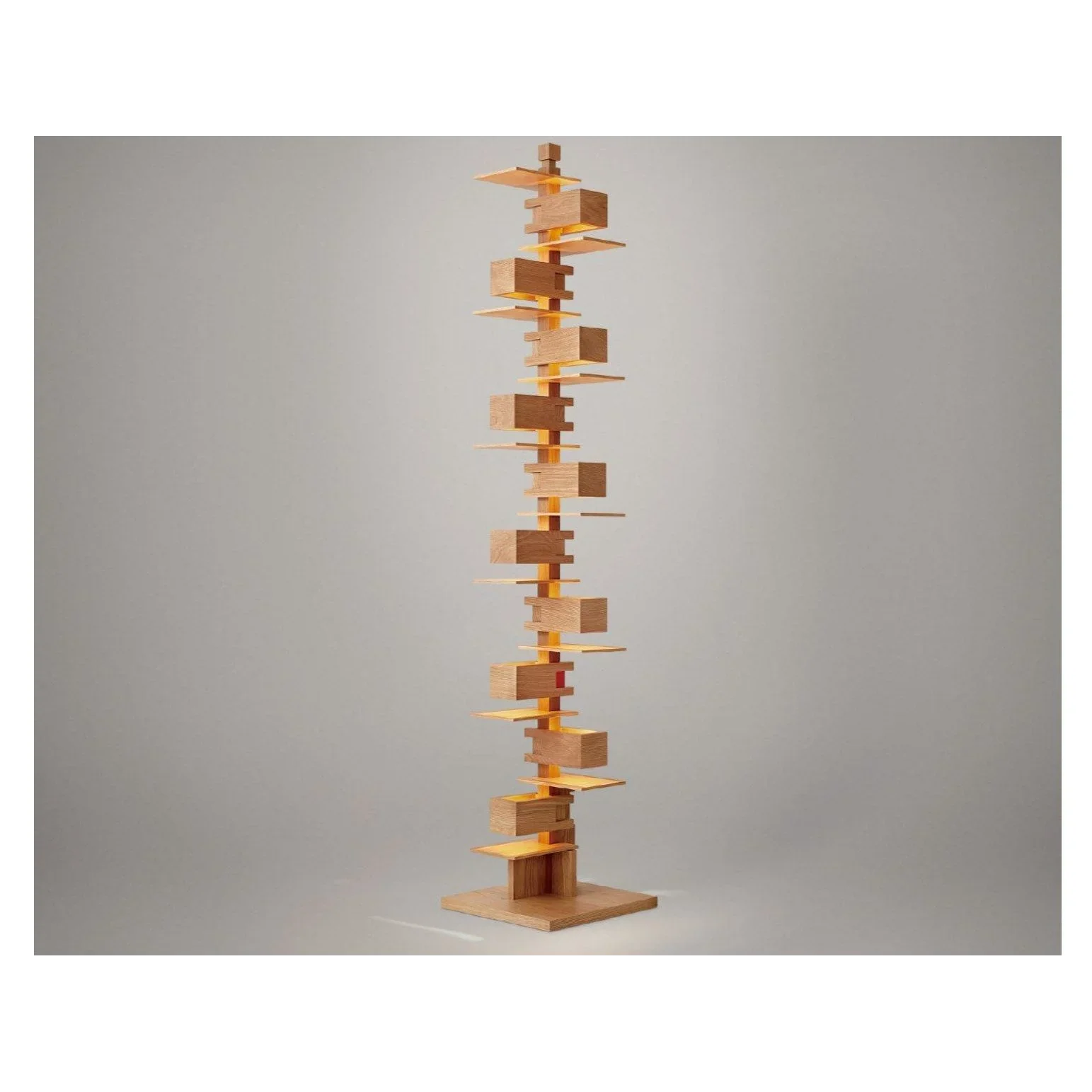 HANDCRAFTED WOOD & IRON FLOOR LAMP SALITA FLOOR LAMPS