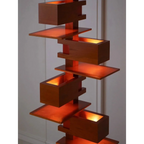 HANDCRAFTED WOOD & IRON FLOOR LAMP SALITA FLOOR LAMPS