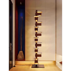 HANDCRAFTED WOOD & IRON FLOOR LAMP SALITA FLOOR LAMPS